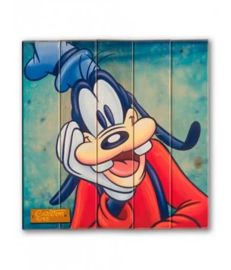 Goofy ''Awe Gawrsh!'' Signed Giclée on Wood by Trevor Carlton $172.00 COLLECTIBLES
