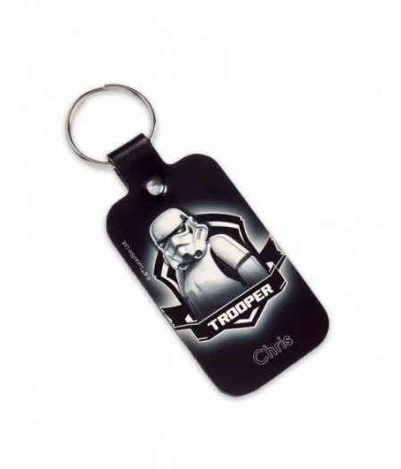 Stormtrooper Leather Keychain – Star Wars – Personalizable $4.68 ADULTS