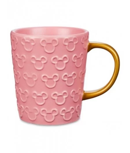 Mickey Mouse Raised Icon Mug – Pink and Gold– Disney Homestead Collection $7.68 TABLETOP