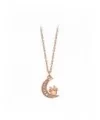 Minnie Mouse Icon Crescent Moon Diamond Necklace $25.80 ADULTS